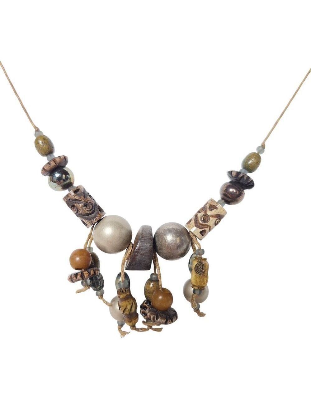 Teresa Goodall Vintage Beaded Tribal Necklace